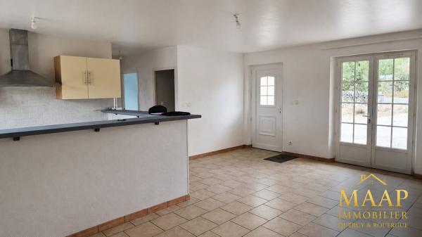RARE à Limogne-en-Quercy – Maison plain-pied 81 m² + garage – 2 400 m² 168 000 €