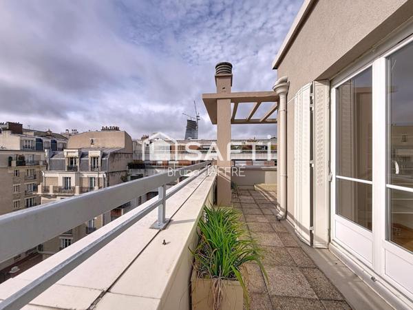 75015, Appartement 4 pieces 69m²- Terrasse de 47m²