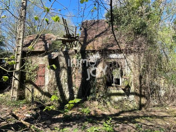 Proche Condé sur Huisne, en fin de hameau, maison de pays à rénover sur 2450 m² de terrain....