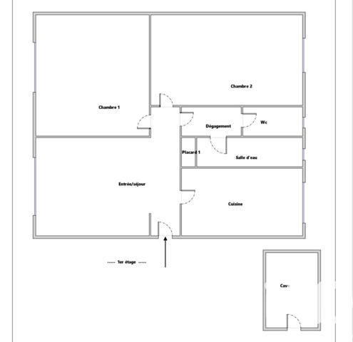 Appartement à vendre 3 pièces 52 m² Sartrouville