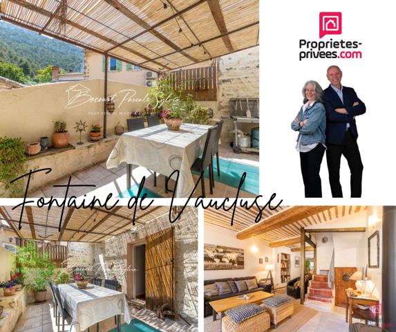 Rare: Maison de village Fontaine De Vaucluse 84800. 97m2, terrasse, Climatisation