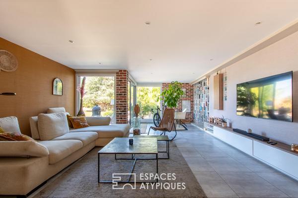 L’exception : belle maison bourgeoise et son extension contemporaine en coeur de ville
