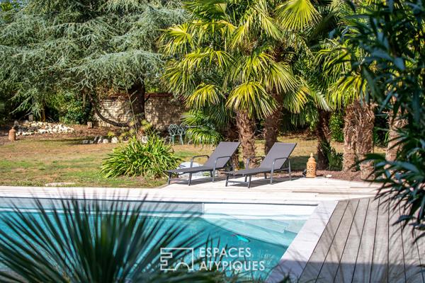 L’exception : belle maison bourgeoise et son extension contemporaine en coeur de ville