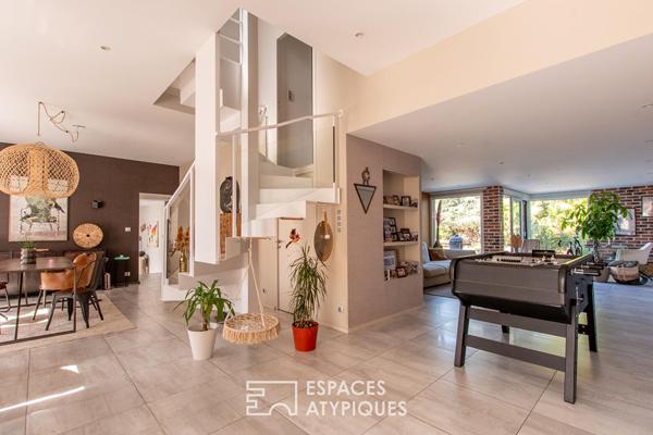 L’exception : belle maison bourgeoise et son extension contemporaine en coeur de ville