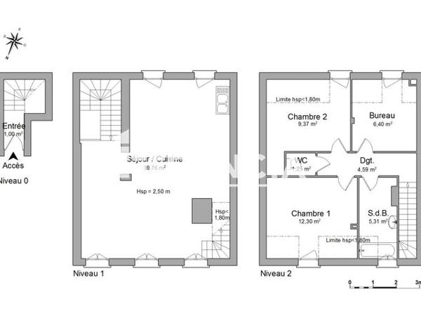 Location Appartement 4 pièces 79.99 m² - 45 RUE DES VOSGES Mulhouse 68200