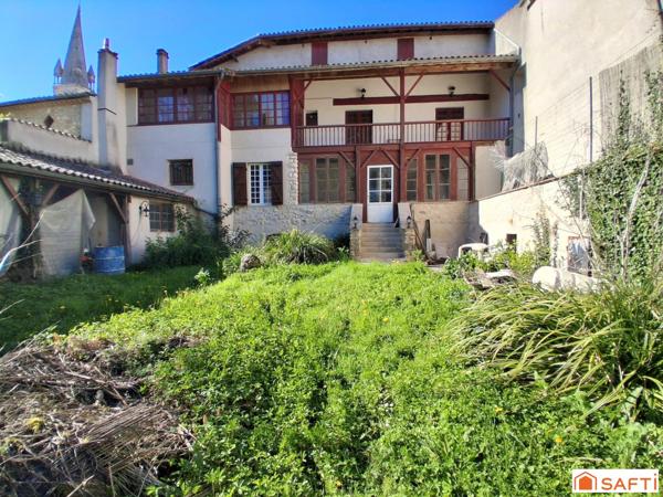 Maison en pierre 156m2, 5 chambres, terrain 2000m2