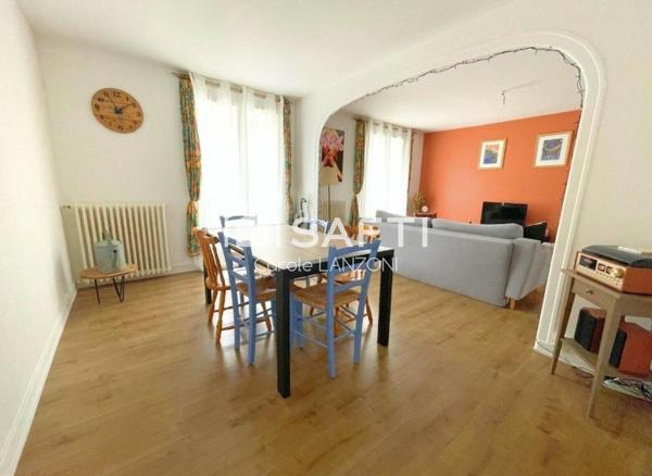 Rennes T4 84m2 garage cave jardin