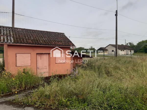 Maison sur sous-sol, trois chambres sur 10 ares 55