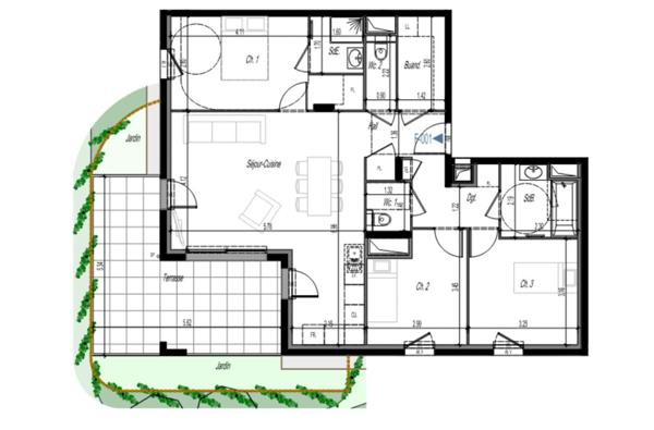 Appartement à vendre 4 pièces 86 m² Clermont-Ferrand