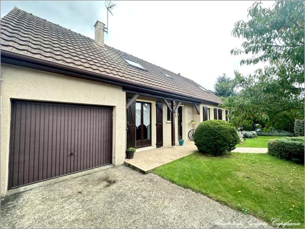 Courville-Sur-Eure, maison 4 chambre, terrain clos de 544 m²