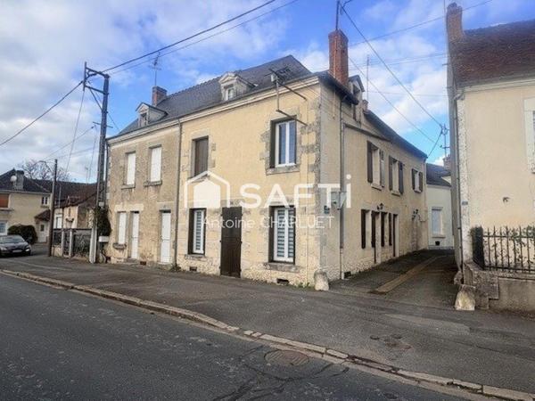 Maison de bourg 128m² - 3 chambres - aucuns travaux à prévoir - Terrain de 238m²