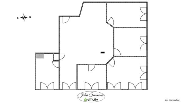 Bureau 6 pièces - 130 m² Exclusivité