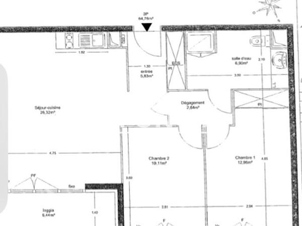 À vendre Appartement 3 pièces 65 m² - Romorantin-lanthenay 41200