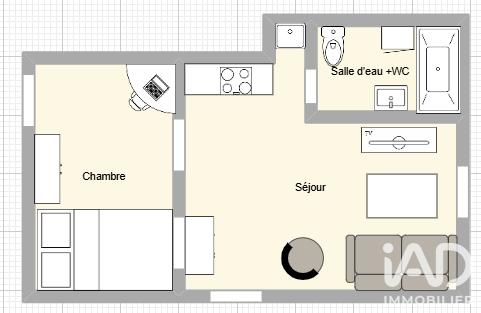 Appartement à vendre 2 pièces 28 m² Arpajon