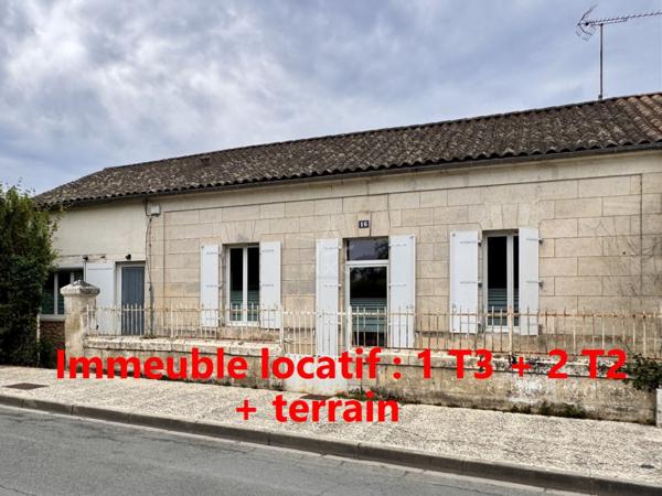 INVESTISSEMENT LOCATIF  SPÉCIAL CURISTES  CENTRE-VILLE JONZAC