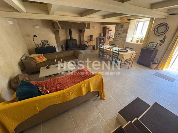 Charmante maison en pierre au calme en impasse, alliant authenticité et écologie