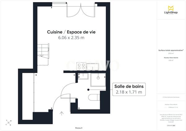 Vente Appartement 1 pièce de 30m² - 92600 Asnières-sur-Seine
