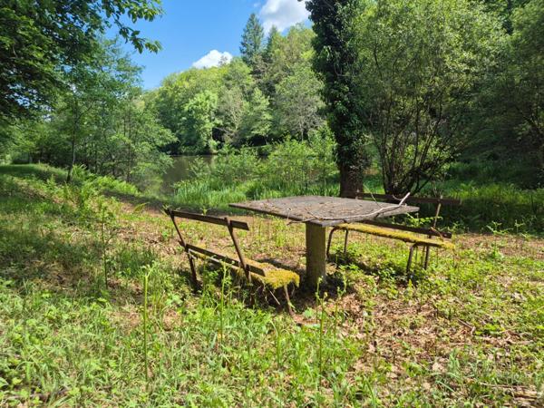 Deux beaux étangs, 6500 m2 d'eau pour pêche et loisirs sur un espace total de deux hectares de terrains