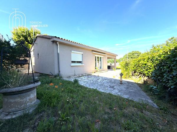 Maison de plain-pied de 73 m² sur terrain de 523 m²