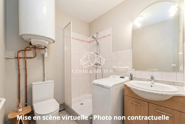 Charmant studio de 24 m² avec ascenseur, cave et vue dégagée sur verdure – Lyon 3ème (Montchat / Villette)
