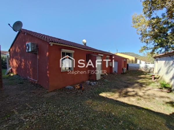 Maison de 75 m² sur un terrain clos de 550 m²