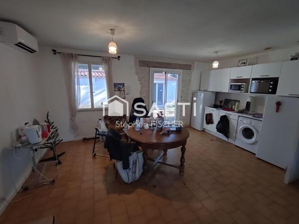 Maison de 75 m² sur un terrain clos de 550 m²