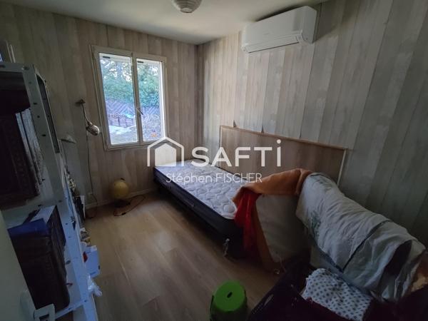 Maison de 75 m² sur un terrain clos de 550 m²