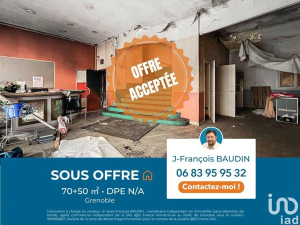 Murs commerciaux  à vendre 72 m² Grenoble