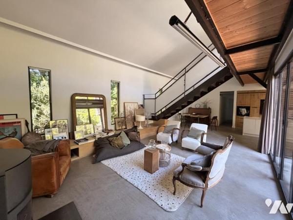 Maison d'architecte en bois 4 chambres