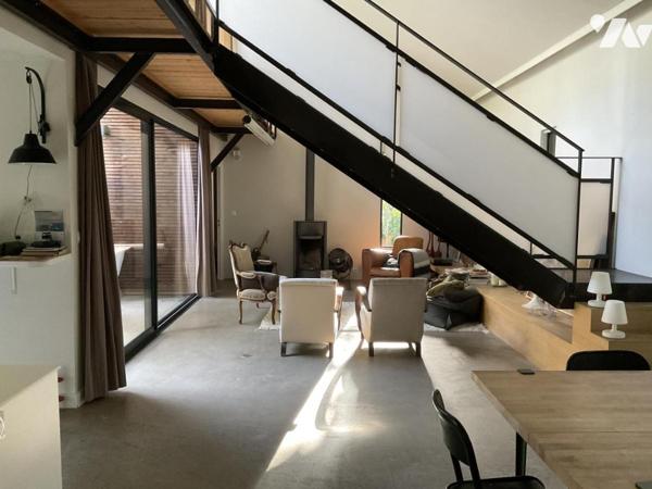 Maison d'architecte en bois 4 chambres