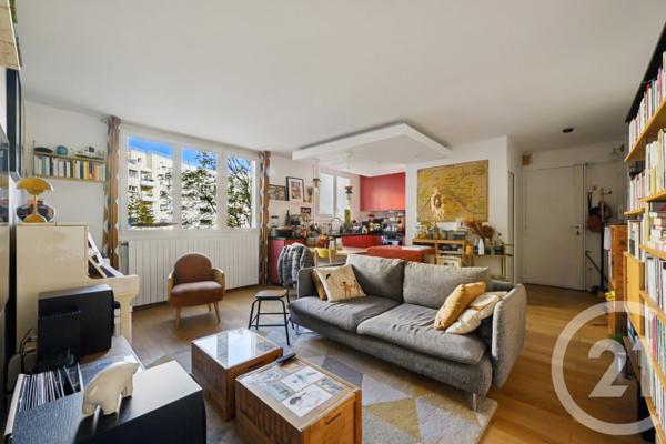 Appartement F3 à vendre  3 pièces - 57,80 m2 PARIS - 75019