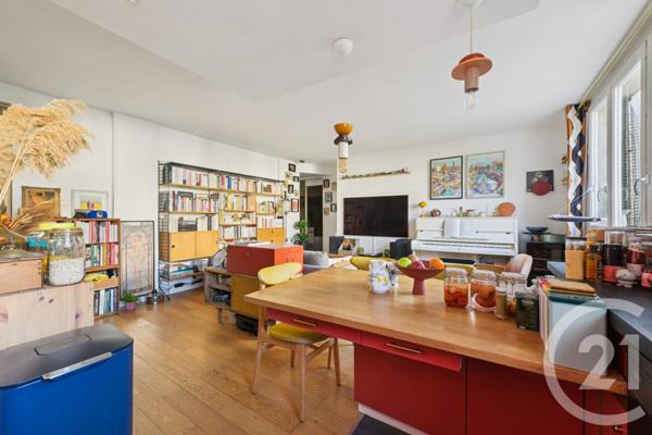 Appartement F3 à vendre  3 pièces - 57,80 m2 PARIS - 75019