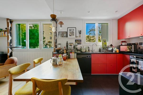 Appartement F3 à vendre  3 pièces - 57,80 m2 PARIS - 75019