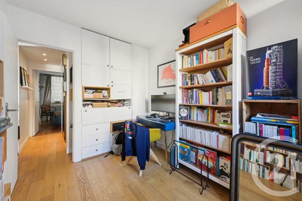 Appartement F3 à vendre  3 pièces - 57,80 m2 PARIS - 75019