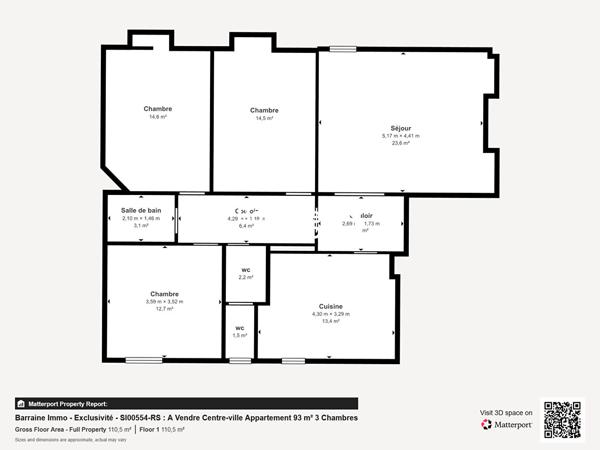 Vente appartement à Brest, 4 pièces 93.48m²
