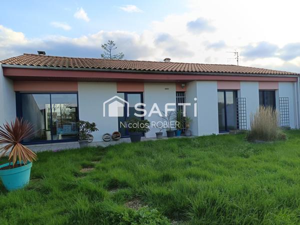 Maison accès plain pied avec sous-sol, trois chambres et plus, garage, jardin !!