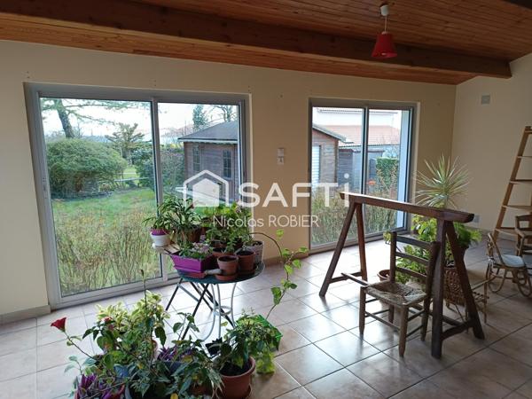 Maison accès plain pied avec sous-sol, trois chambres et plus, garage, jardin !!