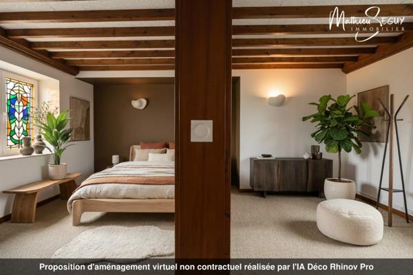 THURINS - Propriété avec terrain, dépendance et garages en limite de zone agricole