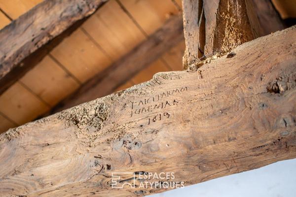 Grange d’exception et longère du XVIIe siècle sur 8 hectares