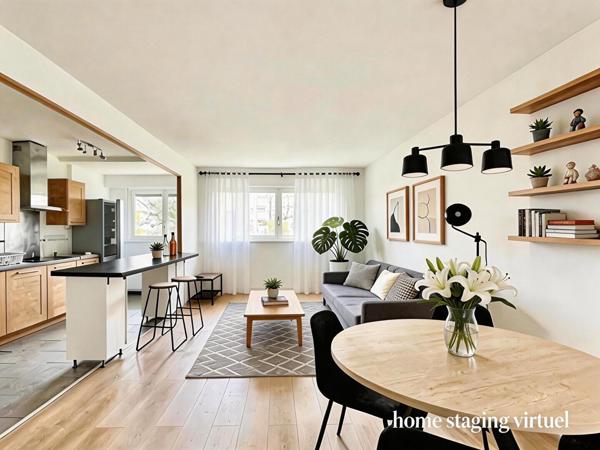 Montigny-le-Bretonneux - Grand 2 Pièces de 63,40 m² - 15mn gare à pieds