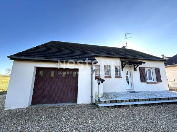 MAISON FAMILIALE AVEC 3 CHAMBRES SUR TERRAIN DE 1500M² À VENDRE EN CAMPAGNE DE CHABRIS (INDRE 36)
