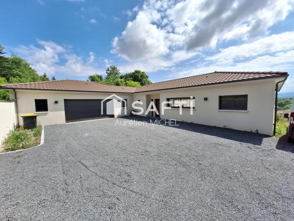 Villa avec magnifique vue sur le Bugey et prestations hautes gammes