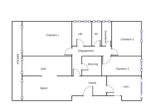 Appartement à vendre 4 pièces 93 m² Asnières-sur-Seine