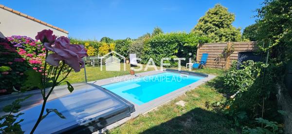 Plain-pied avec 3 chambres, garage et piscine secteur des OUDAIRIES.