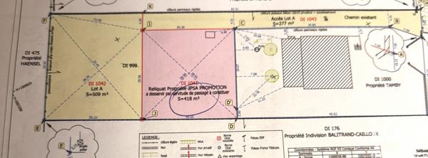 Terrain à vendre 927 m² Montauban