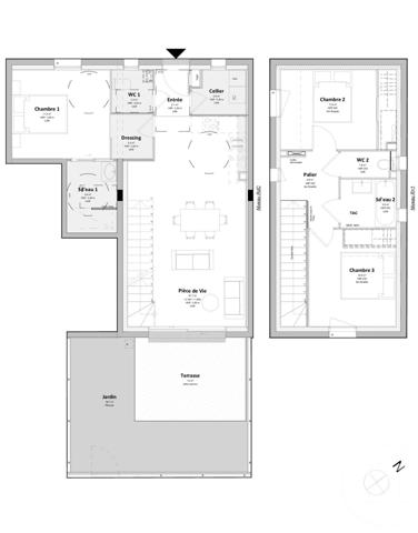 Maison à vendre  4 pièces - 83,10 m2 ST GILLES CROIX DE VIE - 85