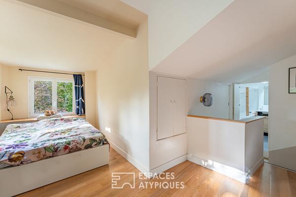 Maison et ses terrasses dans un écrin de verdure à Sèvres Rive-Gauche