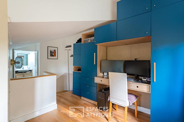 Maison et ses terrasses dans un écrin de verdure à Sèvres Rive-Gauche