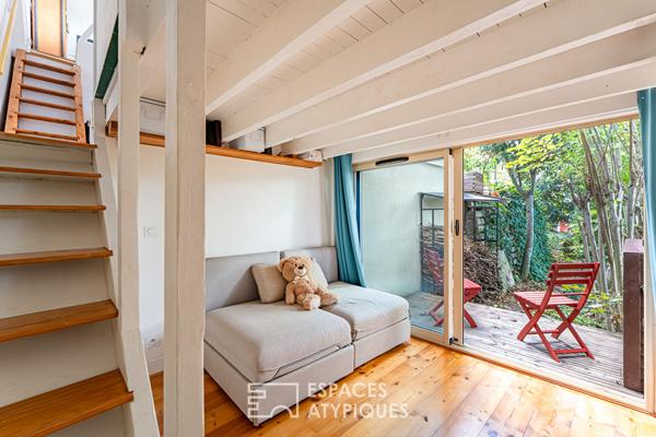 Maison et ses terrasses dans un écrin de verdure à Sèvres Rive-Gauche