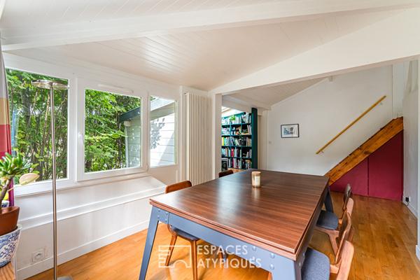 Maison et ses terrasses dans un écrin de verdure à Sèvres Rive-Gauche